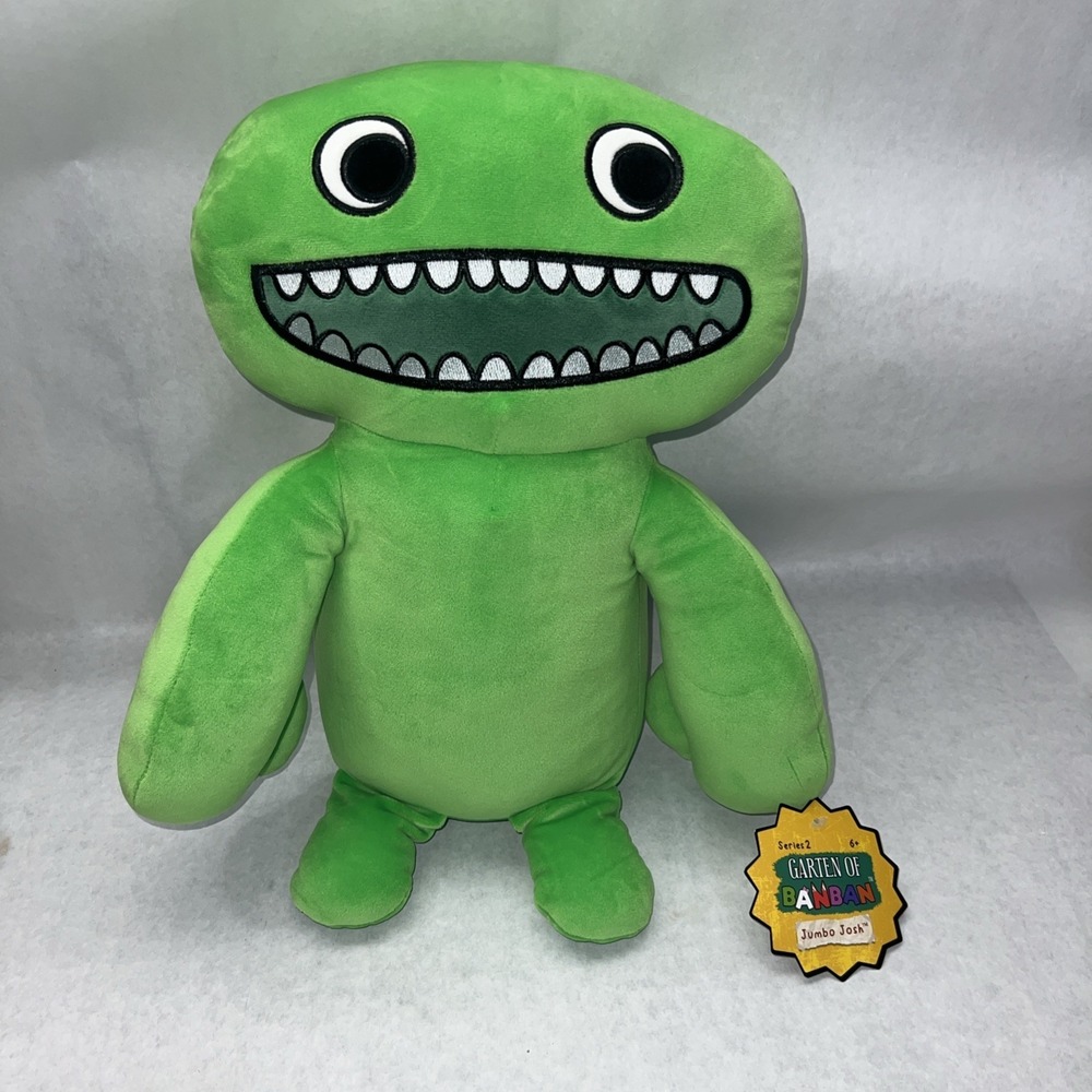 Garten Of Banban Giant Josh 16" Plush Green Stuffed Toy PhatMojo